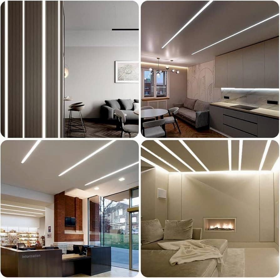 Linear luminaires — LED channels application
